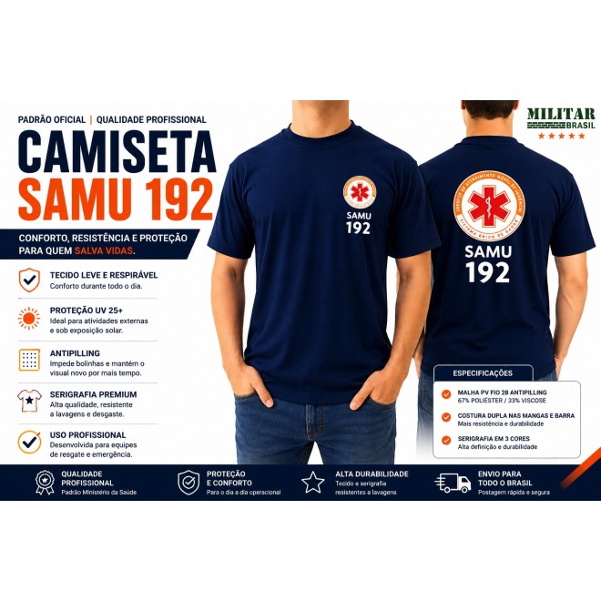 Camiseta Samu - Azul