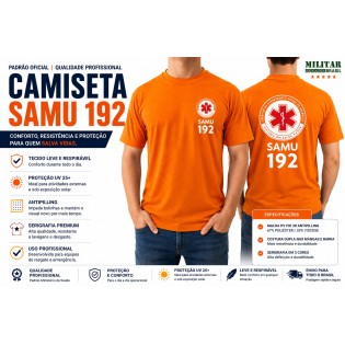 Camiseta Samu - Laranja