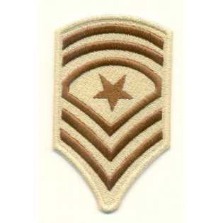 Bordado Divisa GD - 3 Sgt US Army - Caqui