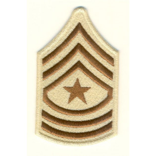 Bordado Divisa - 3 Sgt US Army - Caqui