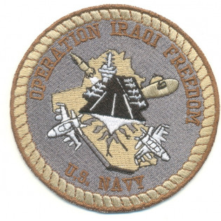Bordado Operation Iraqi Freedom U.S Navy