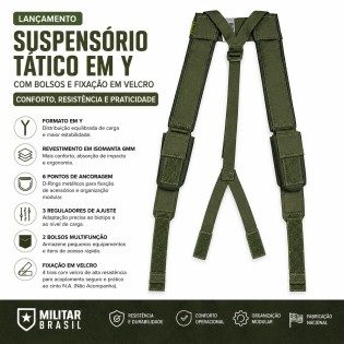 Suspensório com Bolsos...
