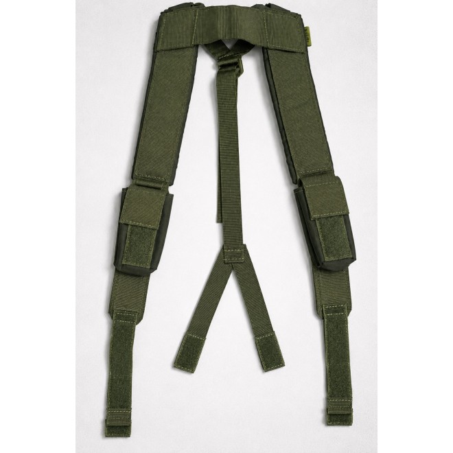 Suspensório com Bolsos Velkro - Verde