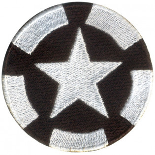 Bordado Estrela US Army Preto