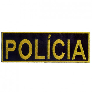 Bordado Policia Tarja Amarelo (Controlado)