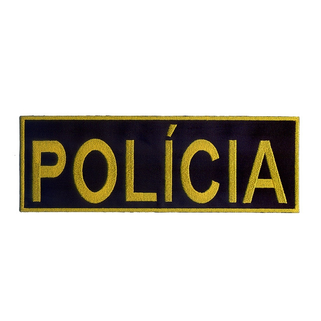 Bordado Policia Tarja Amarelo (Controlado)