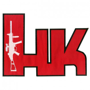Bordado HK Rifle Branco Costa