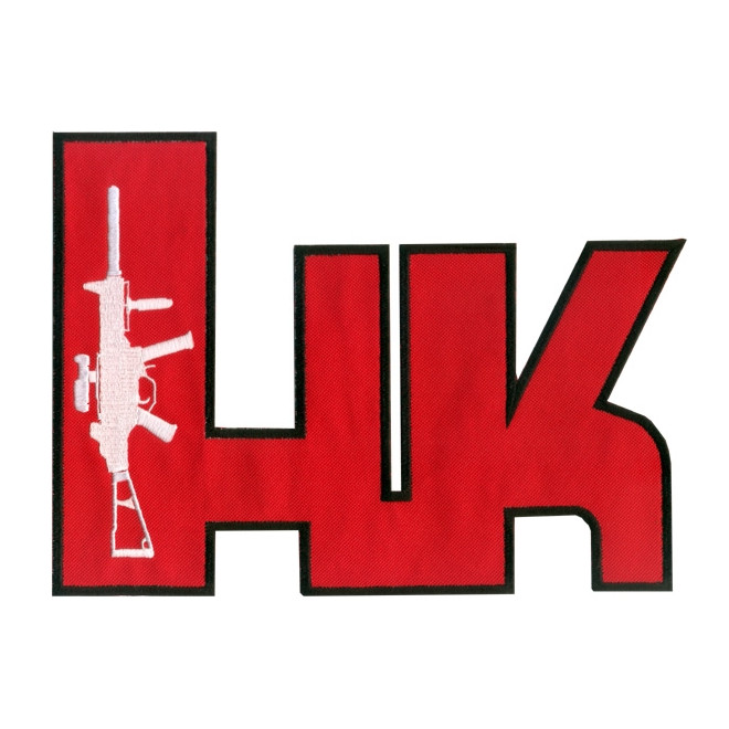 Bordado HK Rifle Branco Costa