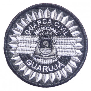 Bordado Guarda Civil do Guarujá Cinza
