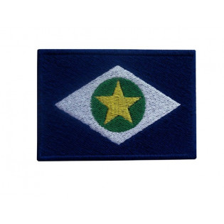 Bordado Bandeira Mato Grosso