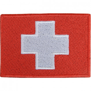 Bordado Bandeira Suiça