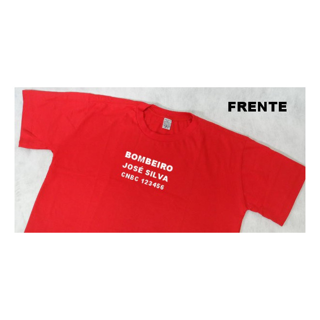 Camiseta CNBC Personalizada - Vermelho