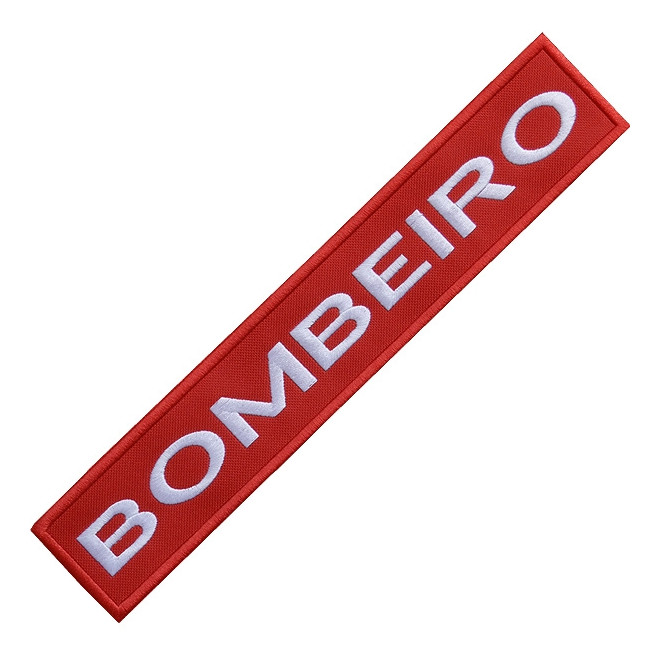 Bordado Tarja Bombeiro 30x5,5cm