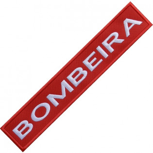Bordado Tarja Bombeira de...