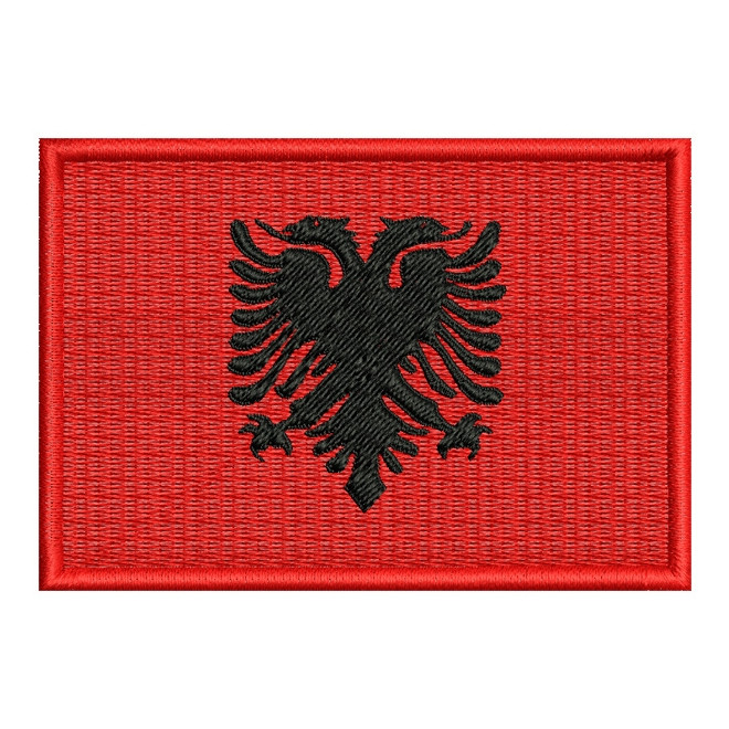 Bordado Bandeira Albania