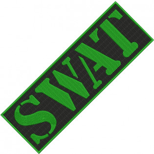 Bordado SWAT Tarja Verde