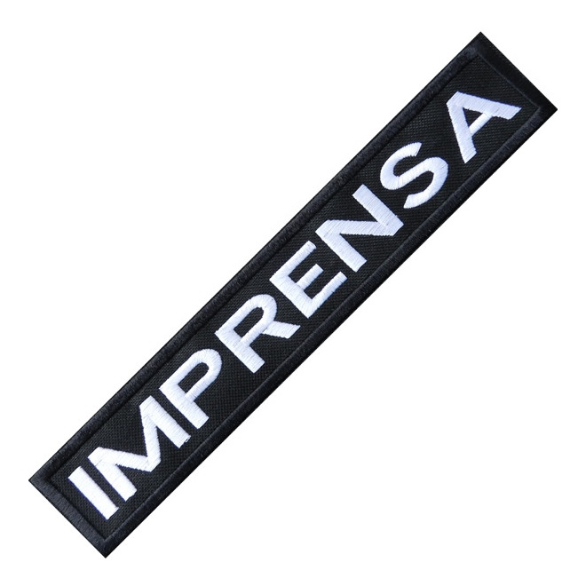 Bordado Tarja Imprensa