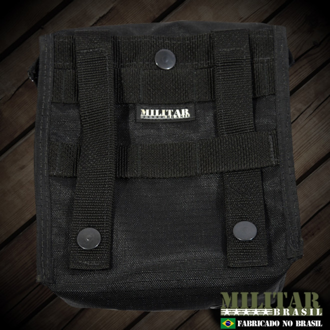 Porta Munição Solta Linha Molle - Preto