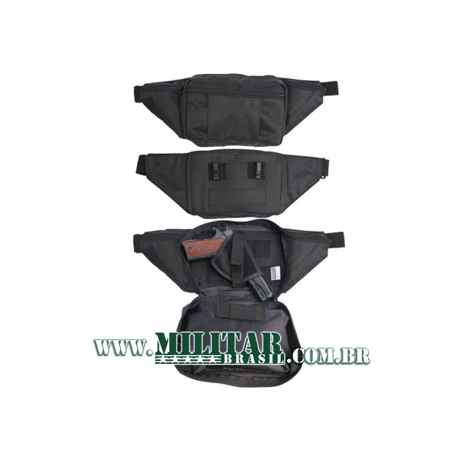 Pochete Retangular com Coldre Tecido Cordura