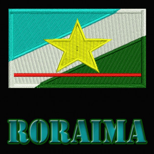 Bordado Bandeira Roraima