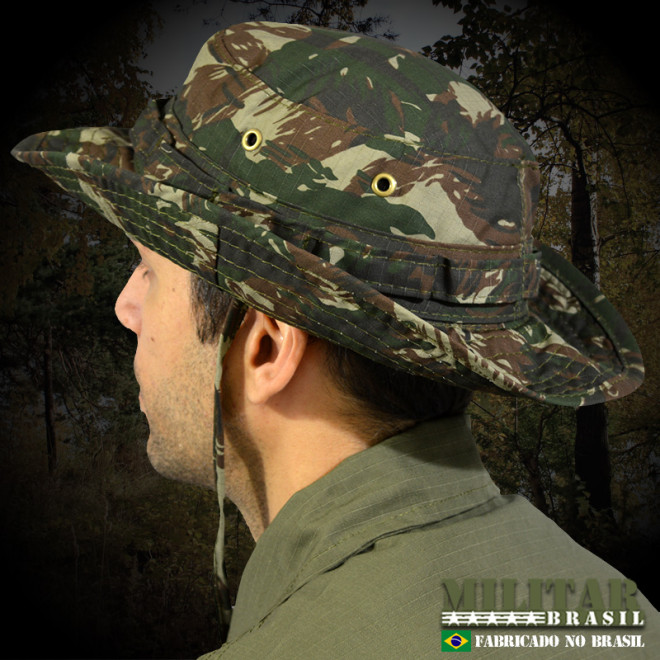 Chapéu Selva Modelo USA Camo Exército Brasileiro