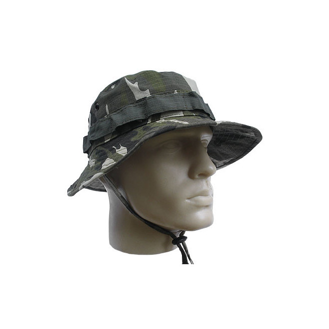 Chapéu Selva Modelo USA Camo Woodland Dark