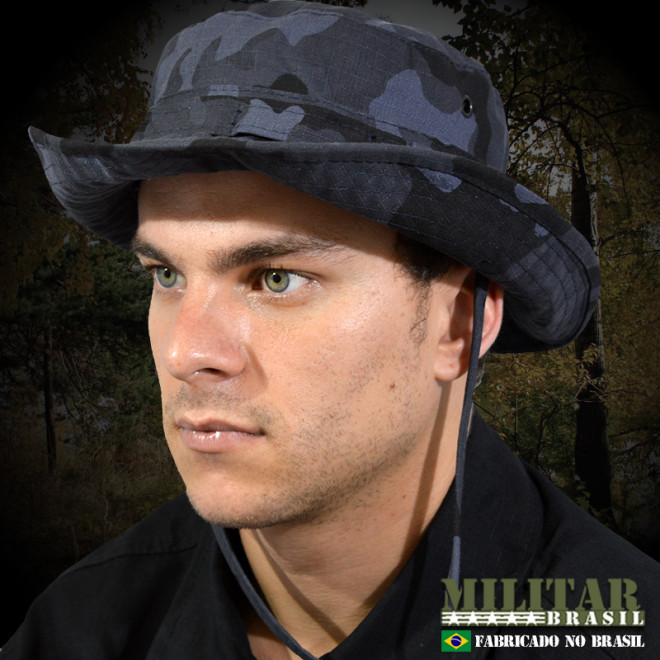 Chapéu Selva Modelo USA Camo Dark Urban