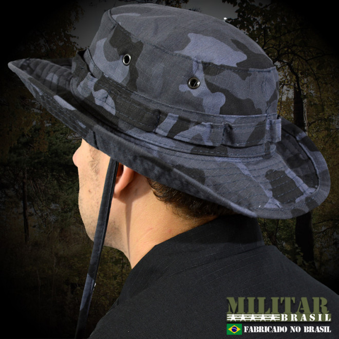 Chapéu Selva Modelo USA Camo Dark Urban
