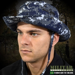 Chapéu Selva Modelo USA Camo Navy Digital