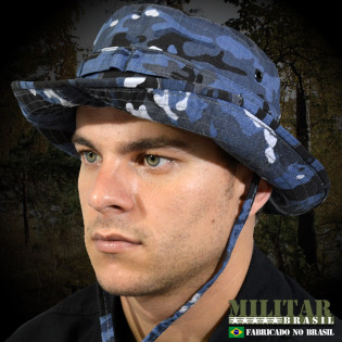 Chapéu Selva Modelo USA Camo Multicam Navy