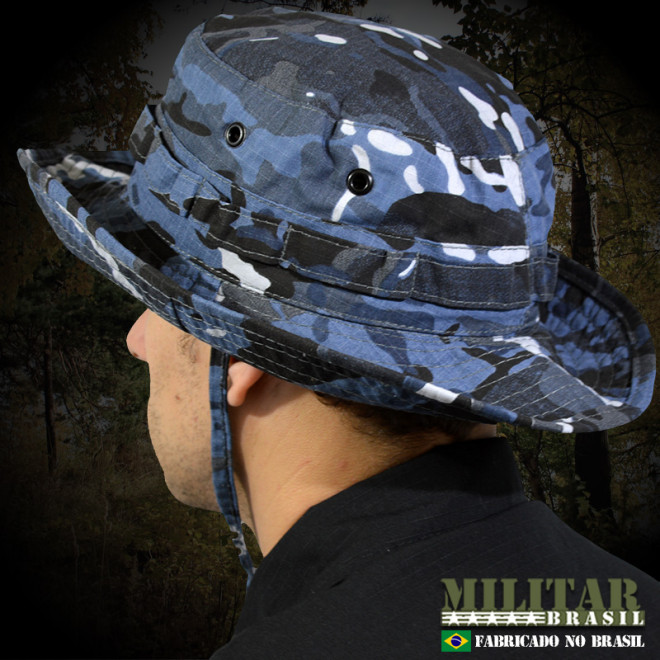 Chapéu Selva Modelo USA Camo Multicam Navy