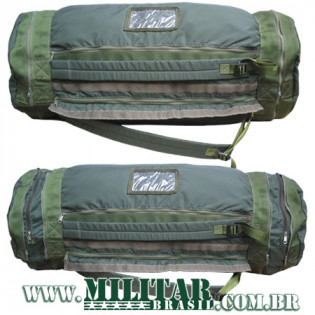 Mochila Tubular Missão Haiti - Rip Stop Verde
