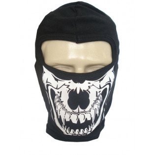 Balaclava de Malha Caveira Preta