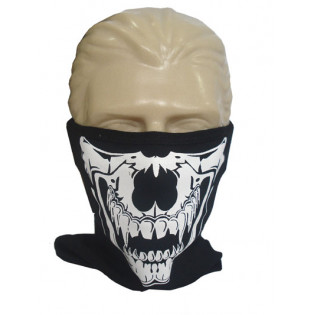 Meia Balaclava Caveira Preta