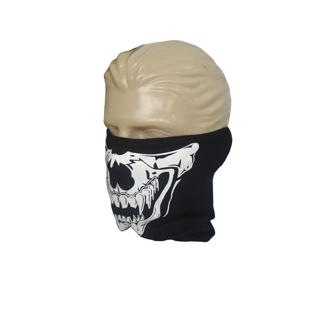 Meia Balaclava Caveira Preta