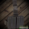 Bornal Tático Carregador de Pistola Quadruplo Preto