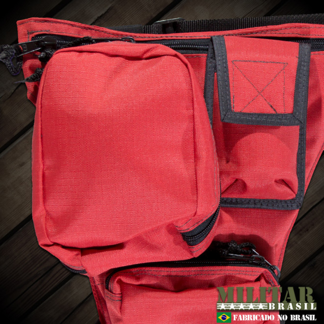 Bornal Primeiros Bombeiro T-2 Vermelho