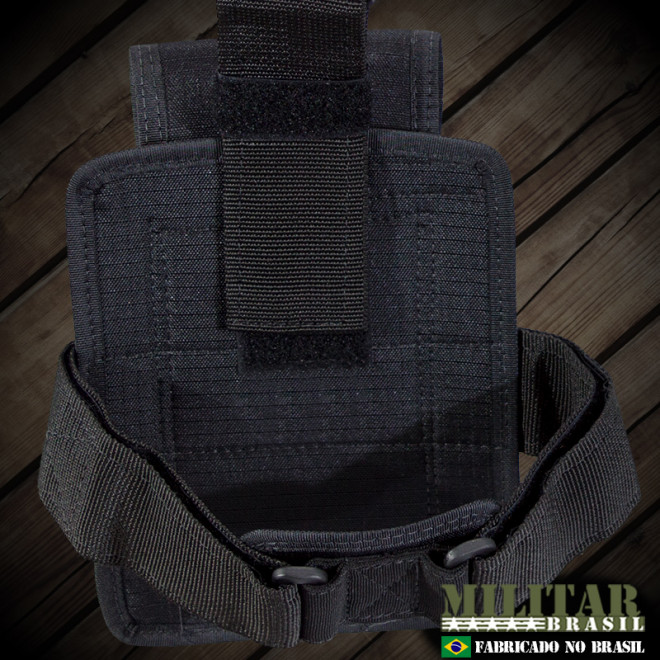 Bornal Tático Carregador Famae MT-40 Duplo Preto
