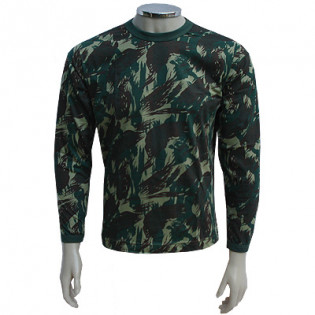 Camiseta Manga Longa - Camo Exército
