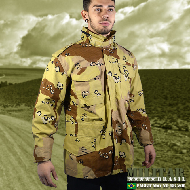 Jaqueta M-65 Field Jacket - Camo Desert Storm