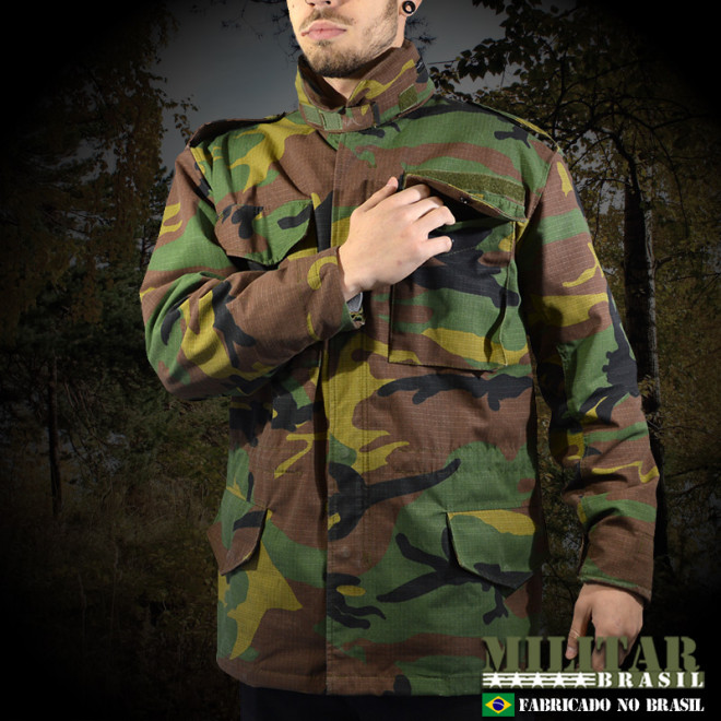 Japona M-65 Field Jacket - Camo Woodland