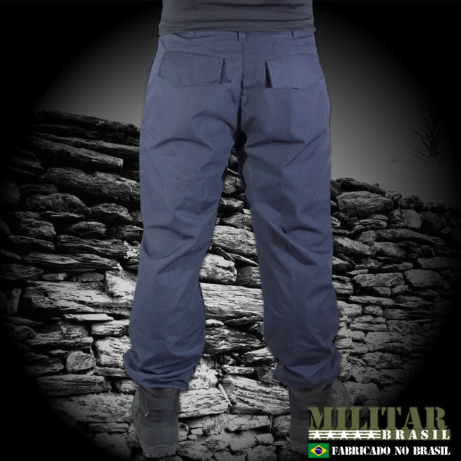 Calça Tatica 4 Bolsos Azul Marinho