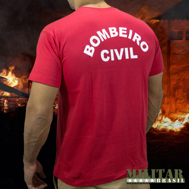 Camiseta Bombeiro Civil