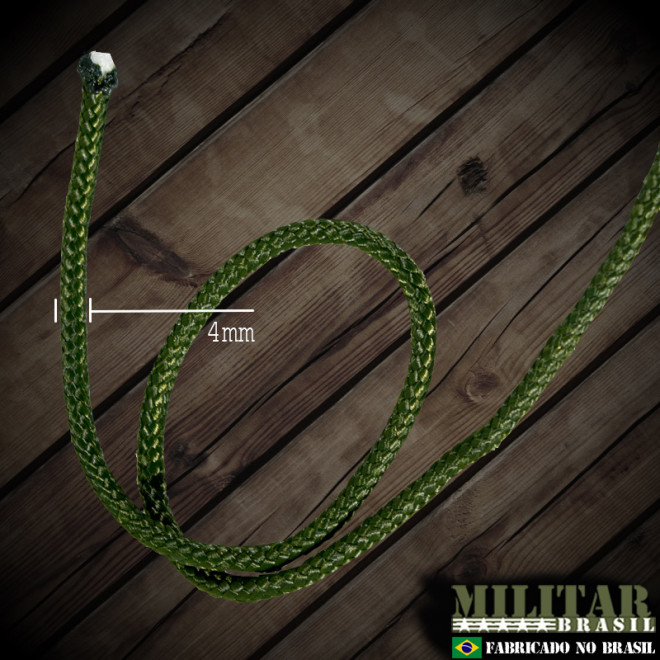 Corda Trançada 4mm Verde