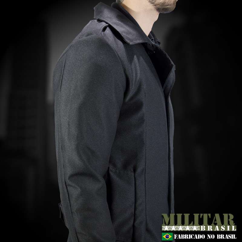 capote preto masculino