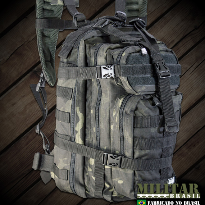 Mochila Assault - Camo Multicam Black