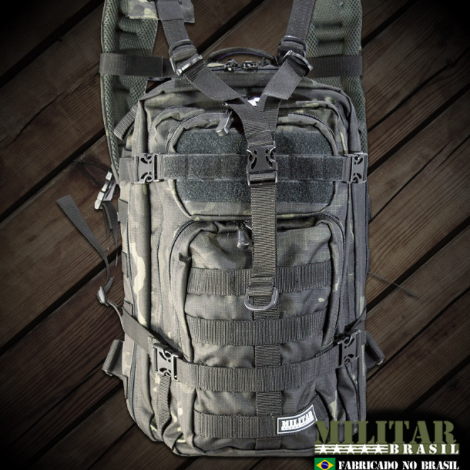 Mochila Assault - Camo Multicam Black