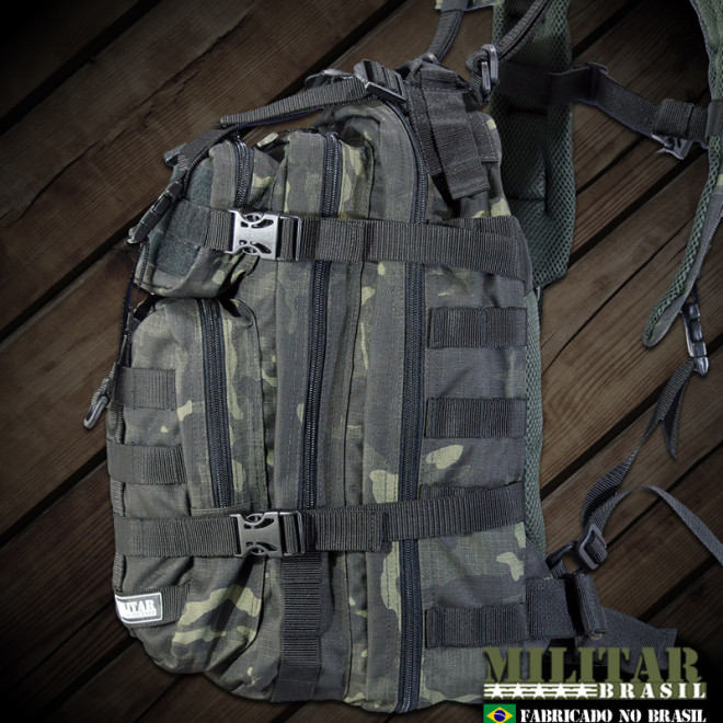 Mochila Assault - Camo Multicam Black
