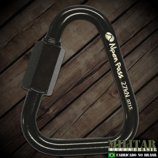 Malha rápida delta aço preto 8mm 27K