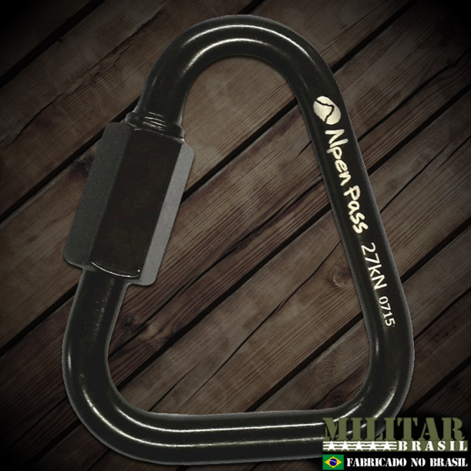 Malha rápida delta aço preto 8mm 27K